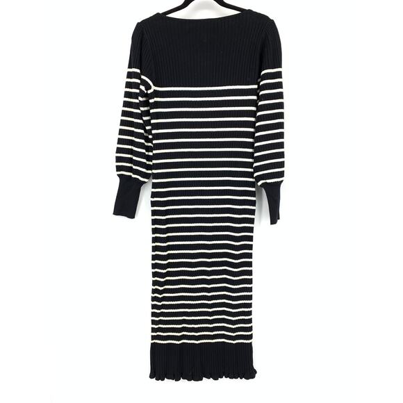 ann taylor black and white striped dress Ann Taylor Black/White/Gray Striped Wide Leg Dress Pants- Size 2 – The  Saved Collection